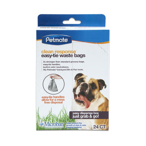 Petmate Clean Response Handle-Tie 75Ct Waste Bags