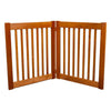 Amish Handcrafted EZ Free Standing Wood Gates-Barriers-Dynamic Accents-27" - 2 Panel-Artisan Bronze-Pet Crates Direct