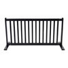 Kensington Wood Slide Gates 30" Tall-Barriers-Dynamic Accents-Large-Black-Pet Crates Direct