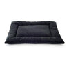 SleepEEZ Plush Dog Bed-Furniture-Pet Dreams-small - 24 x 18-black onyx-Pet Crates Direct
