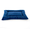 SleepEEZ Plush Dog Bed-Furniture-Pet Dreams-small - 24 x 18-sapphire blue-Pet Crates Direct