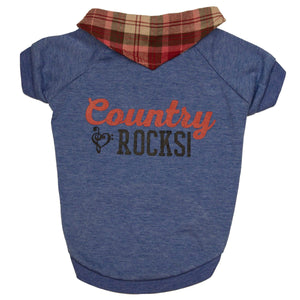 MuttNation "Country Rocks" Dog T-Shirt