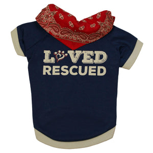 MuttNation "Loved & Rescued" Dog T-Shirt