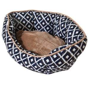 SnooZZy IKAT Clamshell Bed - Navy