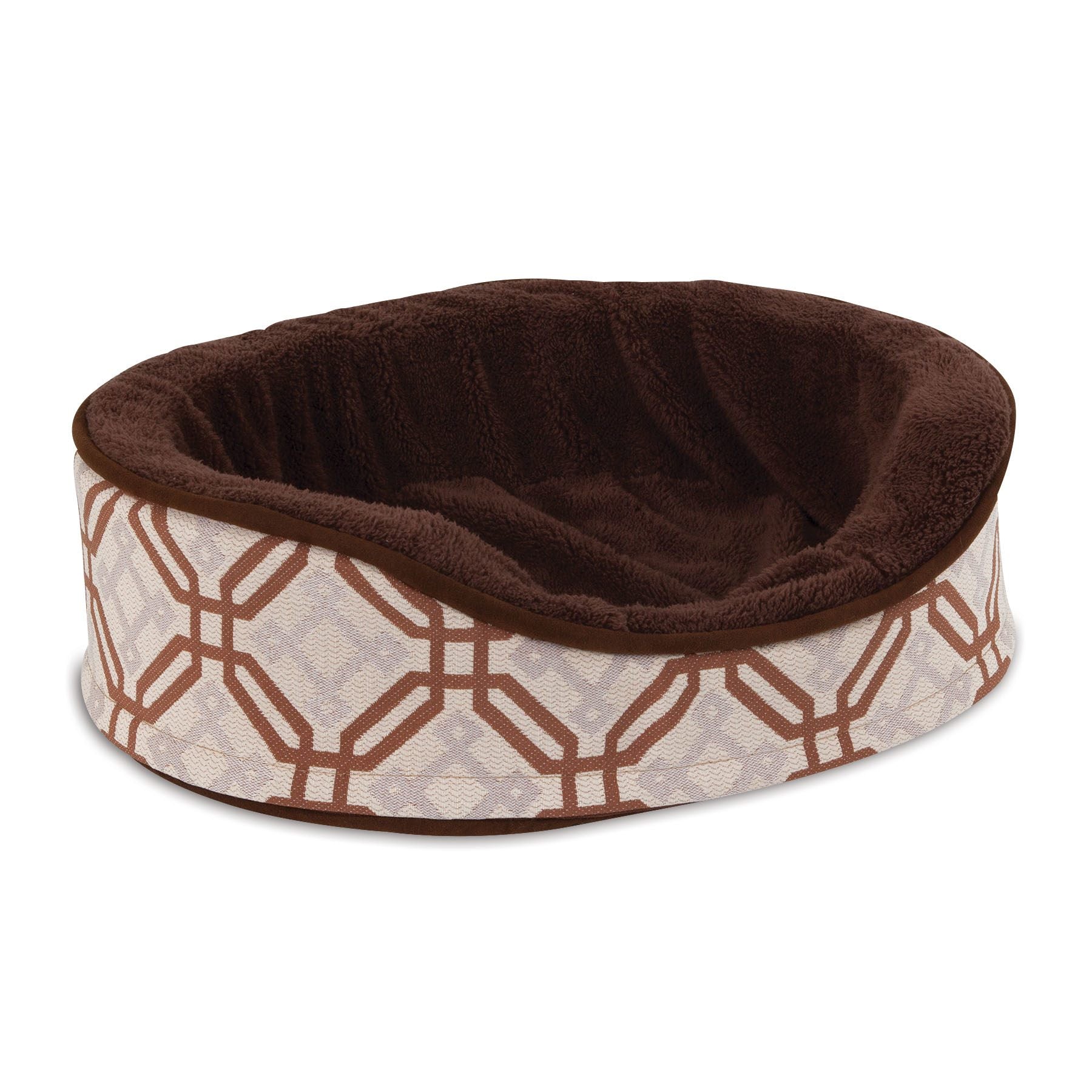 Petmate Fashion Oval Foam Lounger Bed