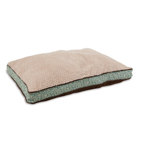 Petmate Gusseted Teal Pillow Bed