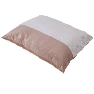 Aspen Pet Opulent Plush with Corduroy Pillow Dog Bed