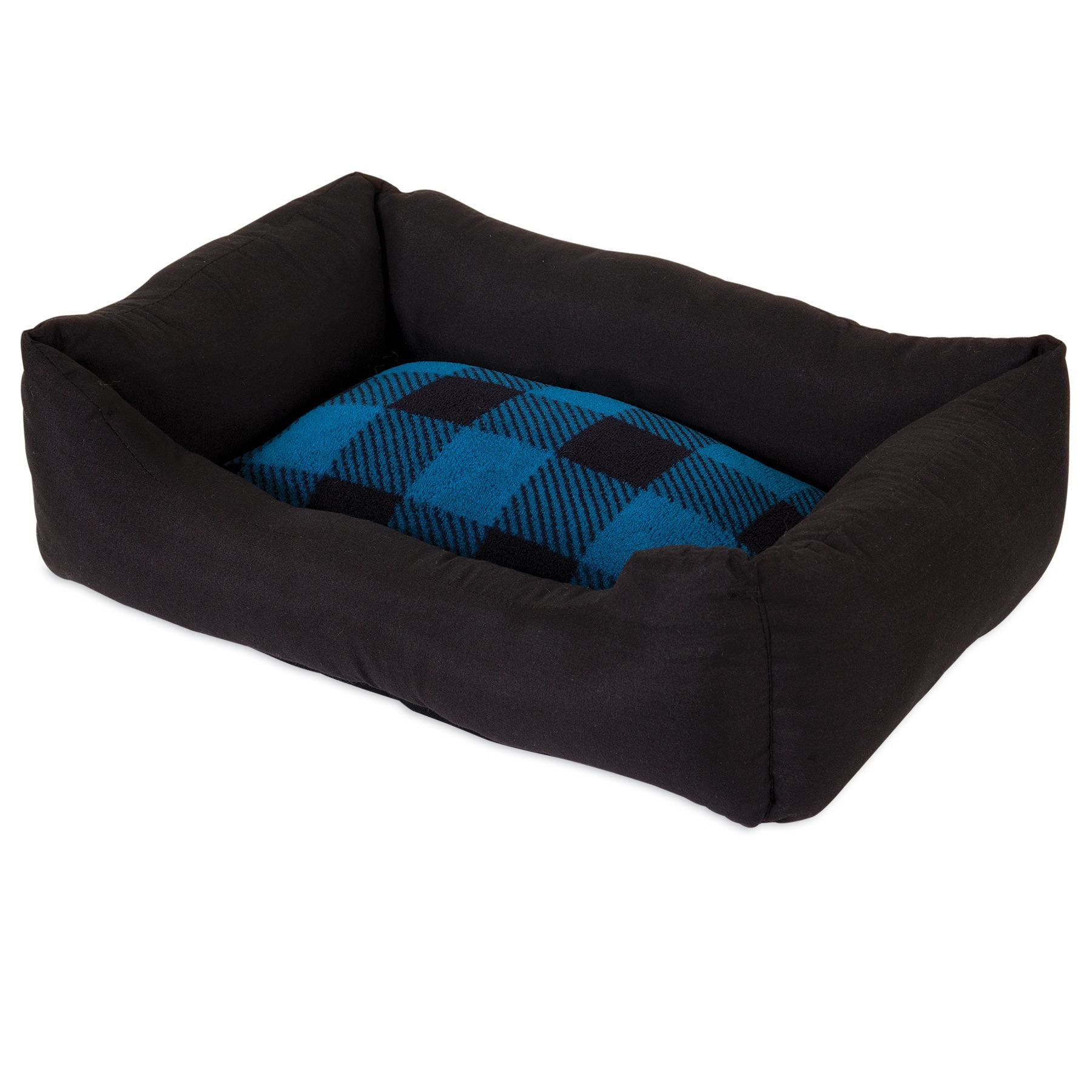 Aspen Pet Buffalo Plaid Lounger Bed