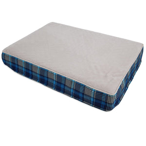 Aspen Pet Plush Plaid Orthopedic Dog Bed