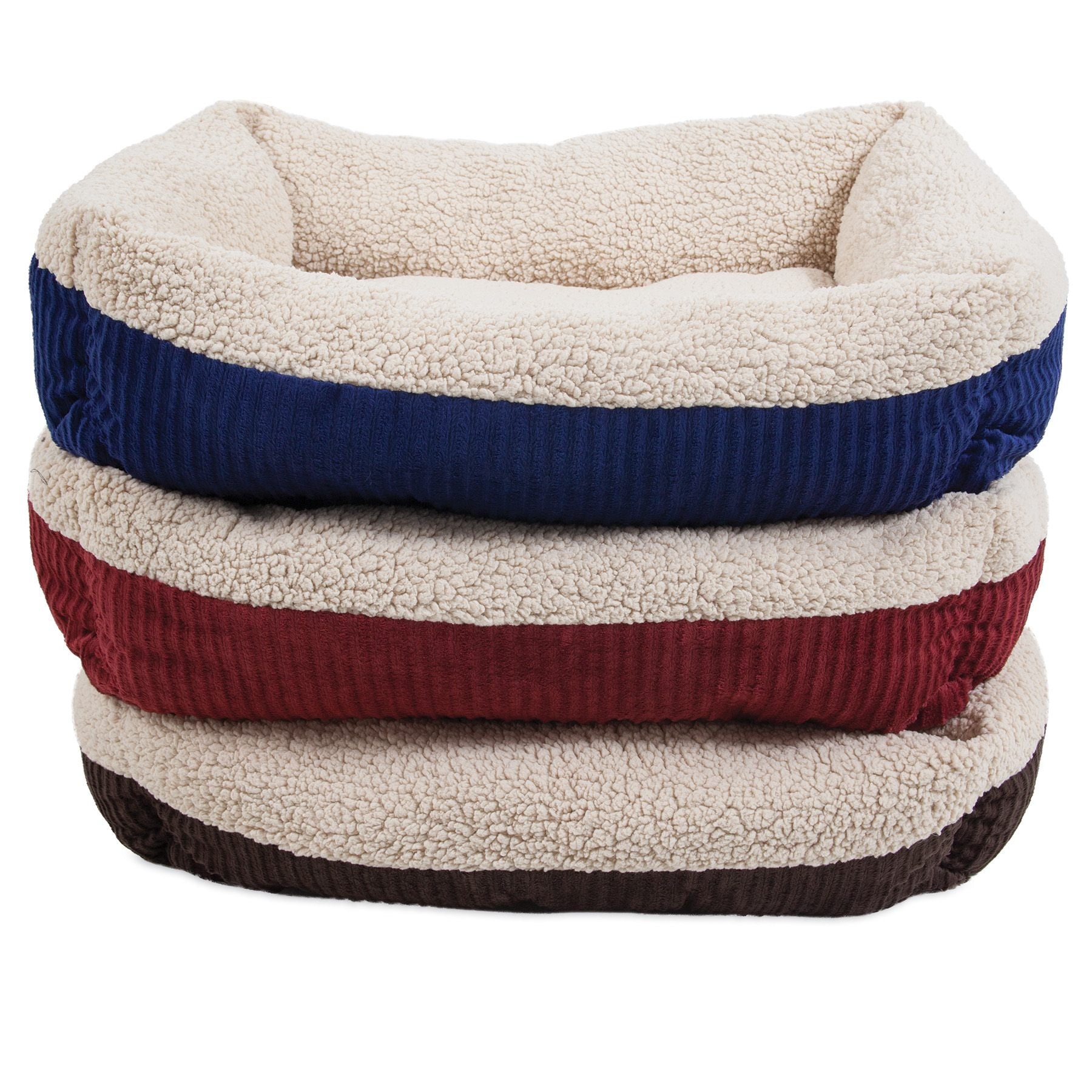 Aspen Pet Self-Warming Corduroy Dog Bed