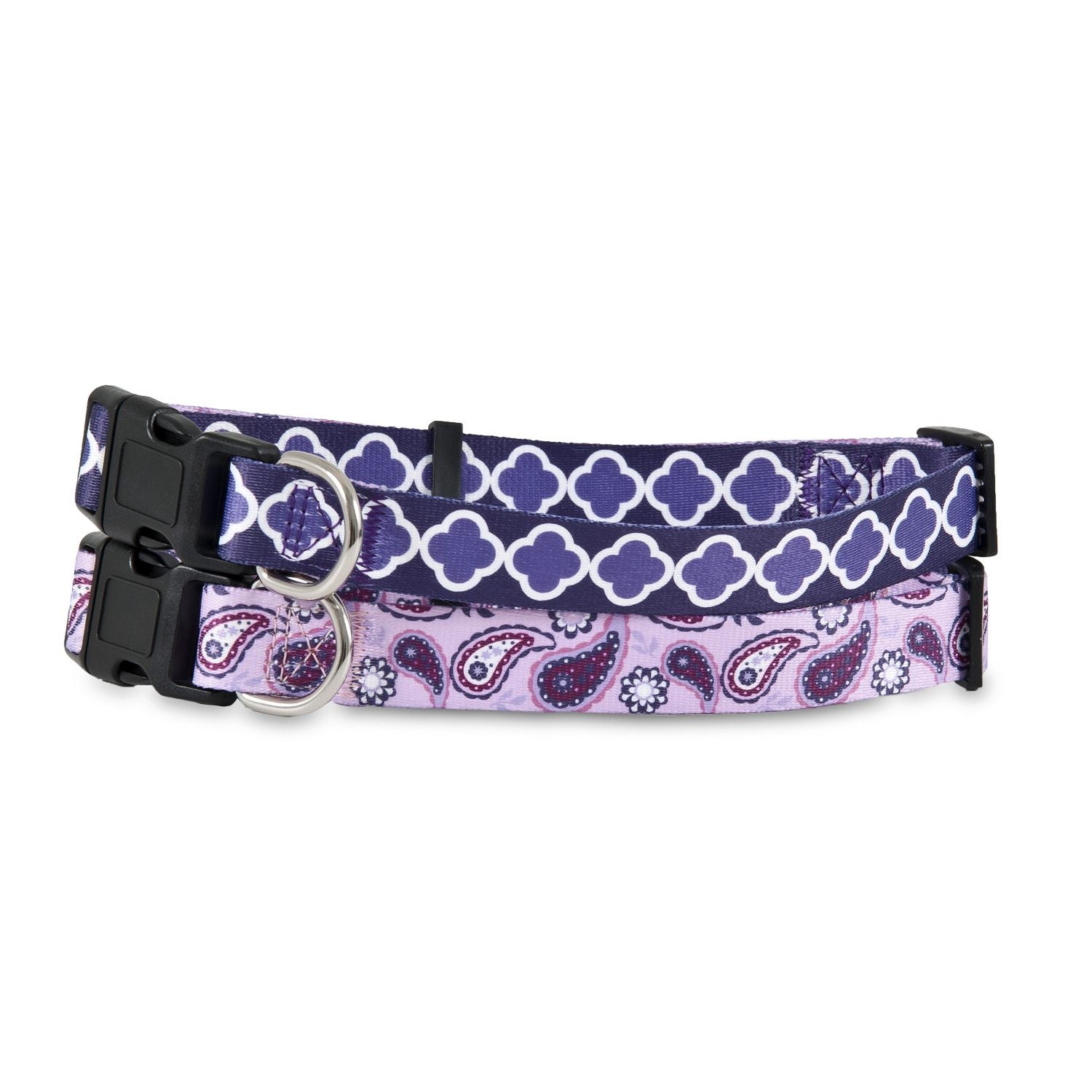 Petmate Paisley Arabesque Adjustable Collar - Purple