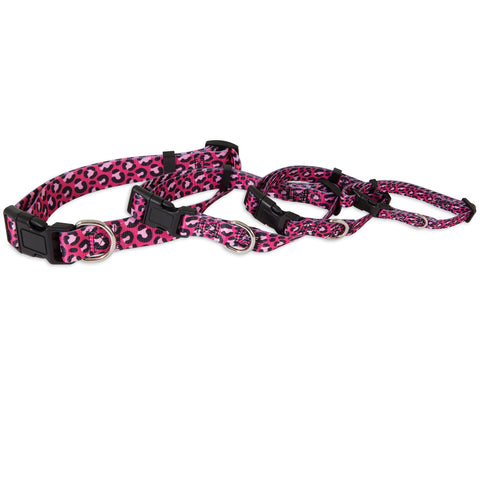 Petmate Pink Chevron Adjustable Collar