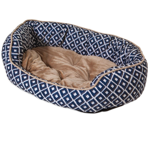 SnooZZy IKAT Daydreamer Pet Bed - Navy
