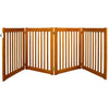 Amish Handcrafted EZ Free Standing Wood Gates-Barriers-Dynamic Accents-27" - 4 Panel-Artisan Bronze-Pet Crates Direct