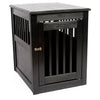 Amish Handcrafted Fortress End Table Pet Crates-Crate-Dynamic Accents-36 L x 24 W x 27 H-Black-Pet Crates Direct