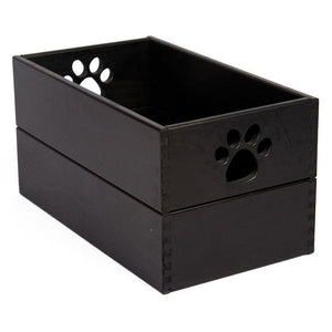 Amish Handcrafted Pet Toy Box-Accessories-Dynamic Accents-Large-Black-Pet Crates Direct