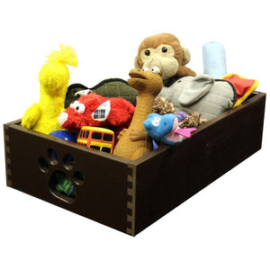 Amish Handcrafted Pet Toy Box-Accessories-Dynamic Accents-Small-Black-Pet Crates Direct