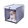 Canine Sunscreen Dog Crate Cover-Accessories-Royal Cabana-xsmall - fits crate 22 L x 14 W x 16 H-platinum-Pet Crates Direct