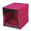 Casual Cratewear Dog Crate Cover-Accessories-Pet Dreams-fits 24" long crate-burgundy-Pet Crates Direct