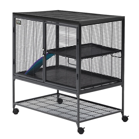 Critter Nation Small Animal Cage-Cage-Midwest-161 - single unit with stand-Pet Crates Direct