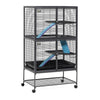 Critter Nation Small Animal Cage-Cage-Midwest-162 - double unit with stand-Pet Crates Direct