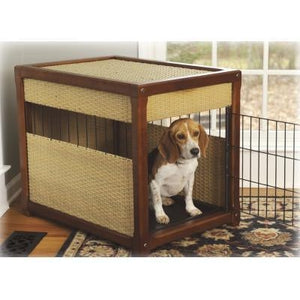 Deluxe Pet Residence Rhino Wicker Dog Crate-Crate-Mr. Herzhers-Pet Crates Direct
