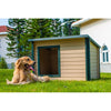 EcoConcepts Insulated Rustic Lodge Dog House-Furniture-New Age Pet-Pet Crates Direct