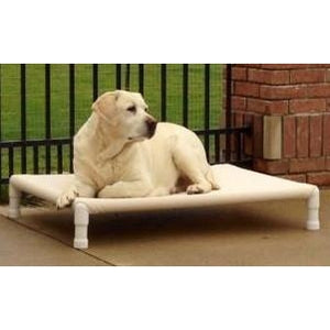 Elevated Dog Bed-Furniture-Royal Cabana-small - 24 L x 16 W x 7 H-seashell-Pet Crates Direct