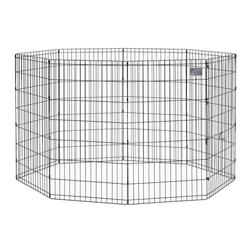 Exercise Pen without Door-Barriers-Midwest-8 panels - each 24 W x 24 H-Pet Crates Direct