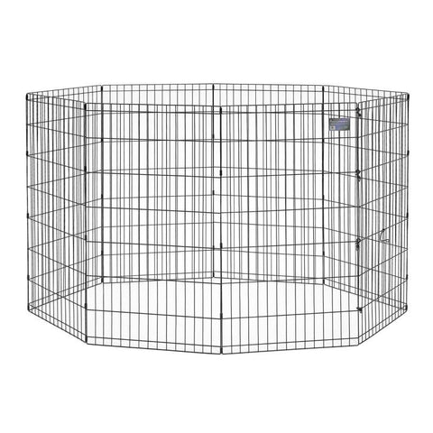 Exercise Pen without Door-Barriers-Midwest-8 panels - each 24 W x 24 H-Pet Crates Direct