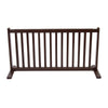 Kensington Wood Slide Gates 30" Tall-Barriers-Dynamic Accents-Large-Mahogany-Pet Crates Direct