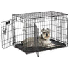 Midwest Contour Wire Folding Dog Crate Double Door-Crate-MidWest-30" - 19 W x 21 H x 30 L-Pet Crates Direct