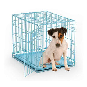 Midwest Fashion Puppy iCrate-Crate-Midwest-Hey Baby Blue-Pet Crates Direct