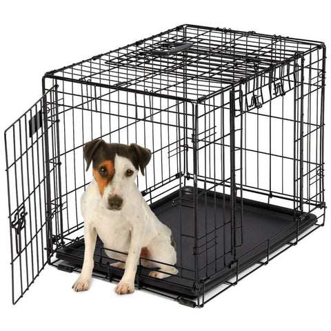 Ovation Trainer Double Door Dog Crate-Crate-Midwest-1924DD - 24.8 L x 18 W x 19.9 H-Pet Crates Direct