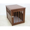 Pet Crate Table-Crate-Crown Pet Products-21" W x 29.7" D x 24.2" H-729440698195 - Mahogany-Pet Crates Direct