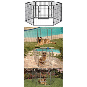Precision Courtyard Dog Kennel-Barriers-Precision-Pet Crates Direct