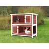 Trixie Two Story Rabbit Hutch-Cage-Trixie-Brown & White-Pet Crates Direct